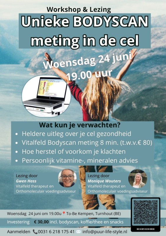 Lezing gezondheid begint in de cel bij ToBe-Kempen in Turnhout